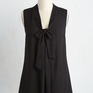 ModCloth Miami Moments Sleeveless Top in Licorice
